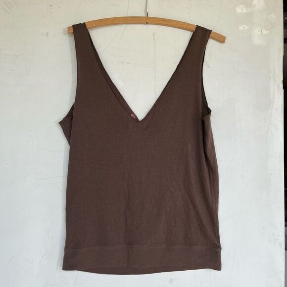 Guess Y2K Vintage Cotton Tee Tank Art Deco Graphic Rhinestone Embellished - LG - Picture 5 of 9